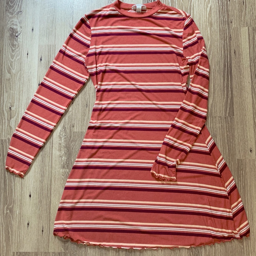 Arizona Jean Company Long Sleeve Striped Dress
